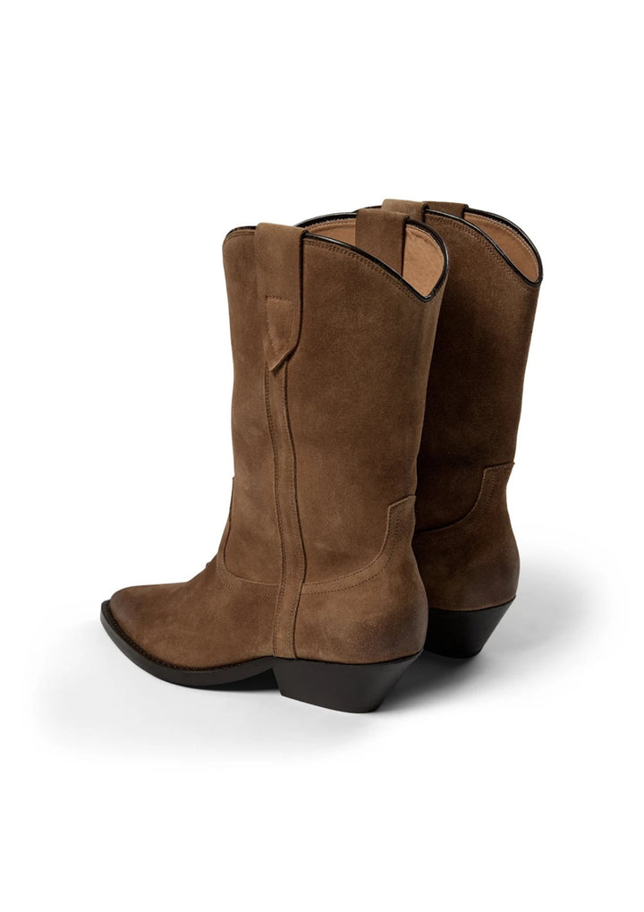 Pavement - Nikki Suede Støvler - Taupe suede