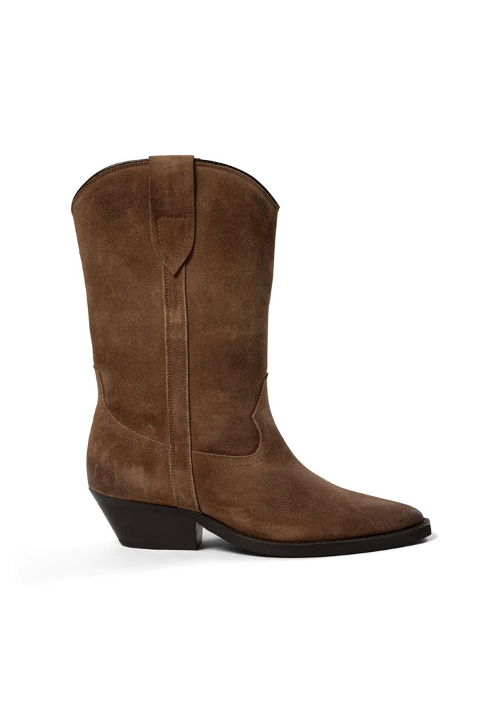 Pavement - Nikki Suede Støvler - Taupe suede