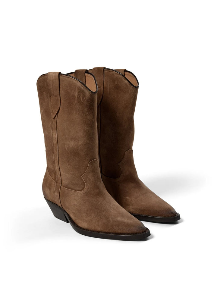 Pavement - Nikki Suede Støvler - Taupe suede