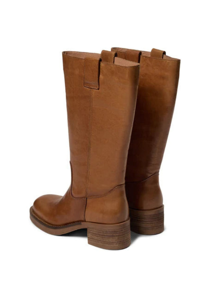 Pavement - Annika Støvler - Leather - Tan Vintage