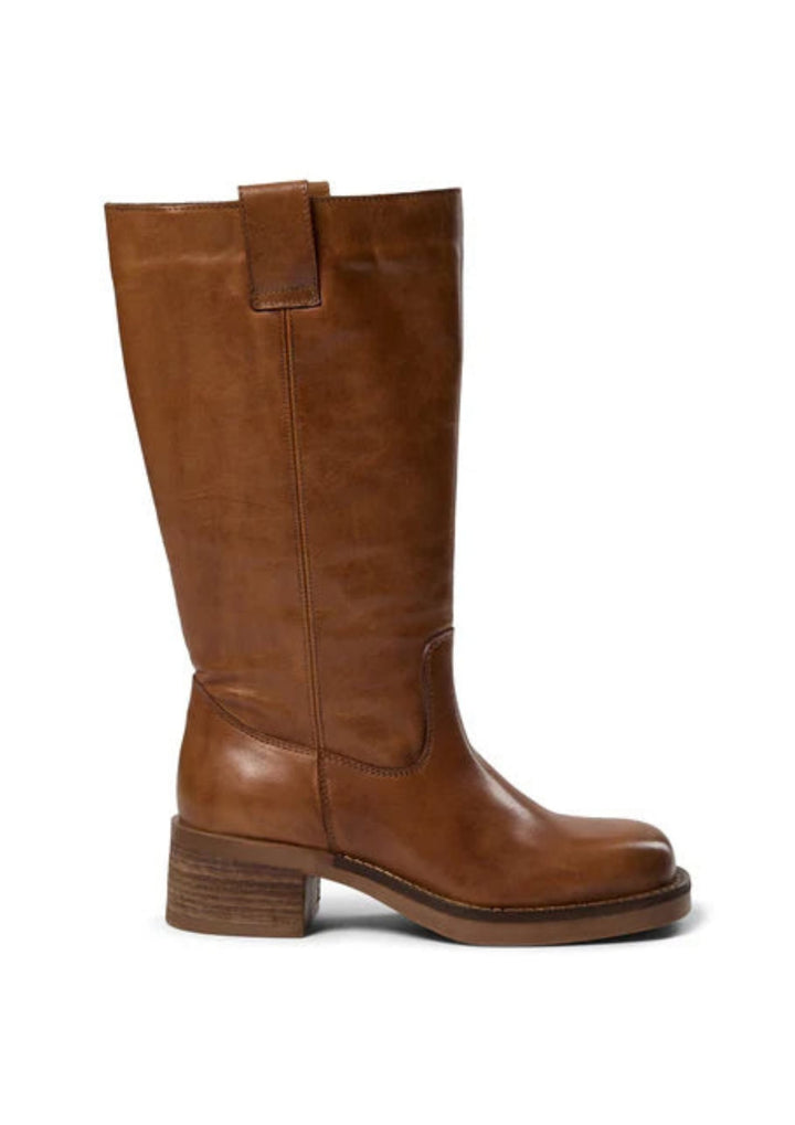 Pavement - Annika Støvler - Leather - Tan Vintage