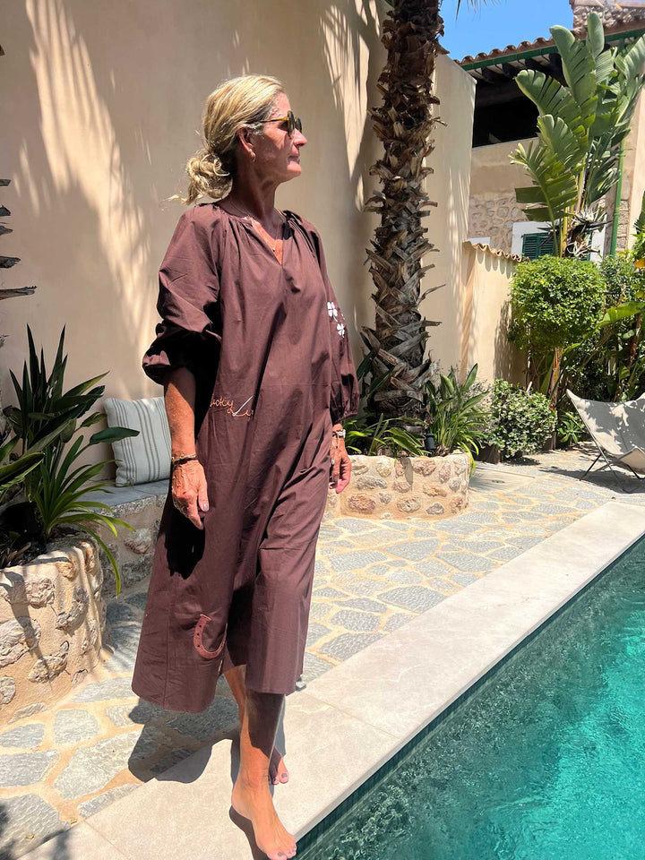 Wow - The Good Luck Dress - Chocolate Brown