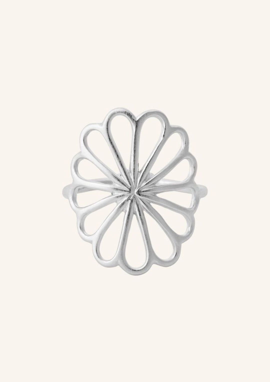 Pernille Corydon - Large Bellis ring Adj - Sølv
