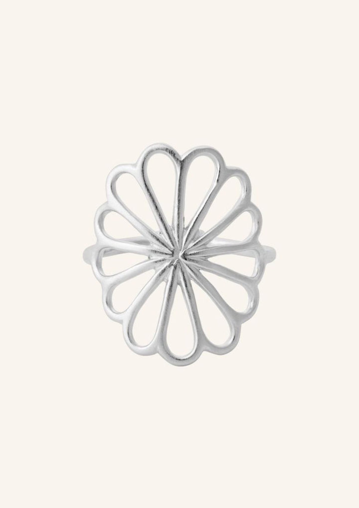 Pernille Corydon - Large Bellis ring Adj - Sølv