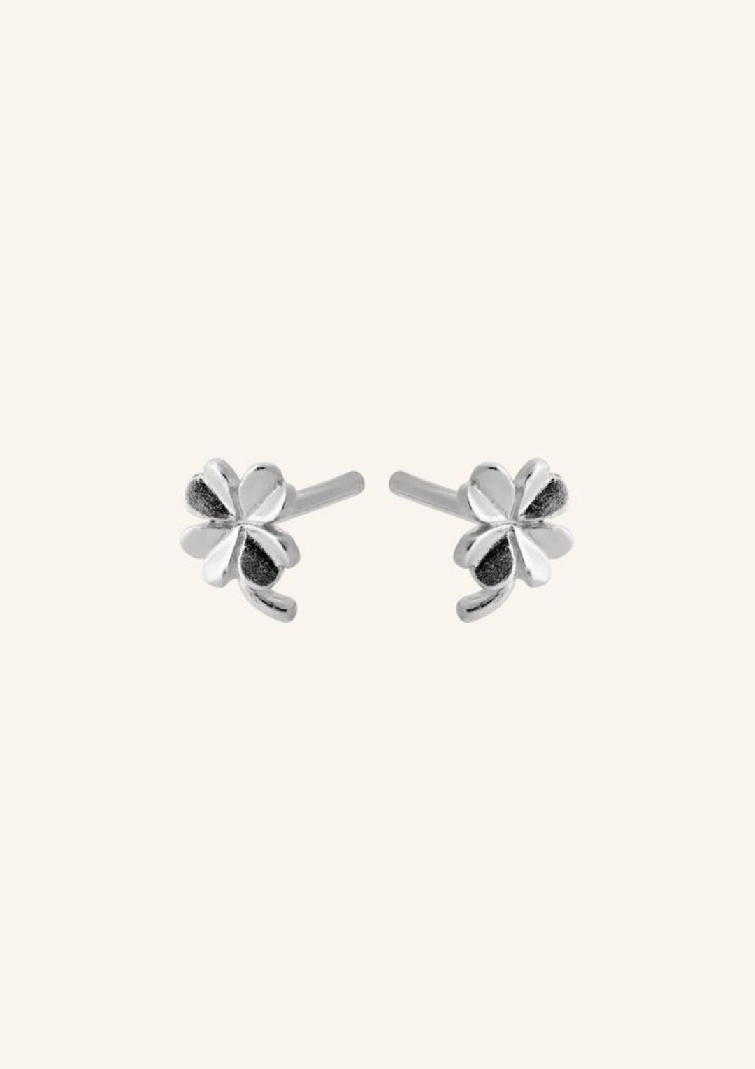 Pernille Corydon - Mini Clover Earsticks - Sølv - 4 mm
