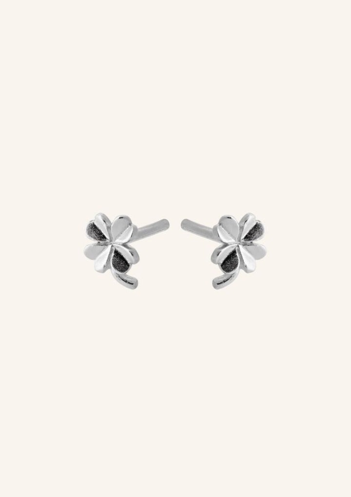 Pernille Corydon - Mini Clover Earsticks - Sølv - 4 mm
