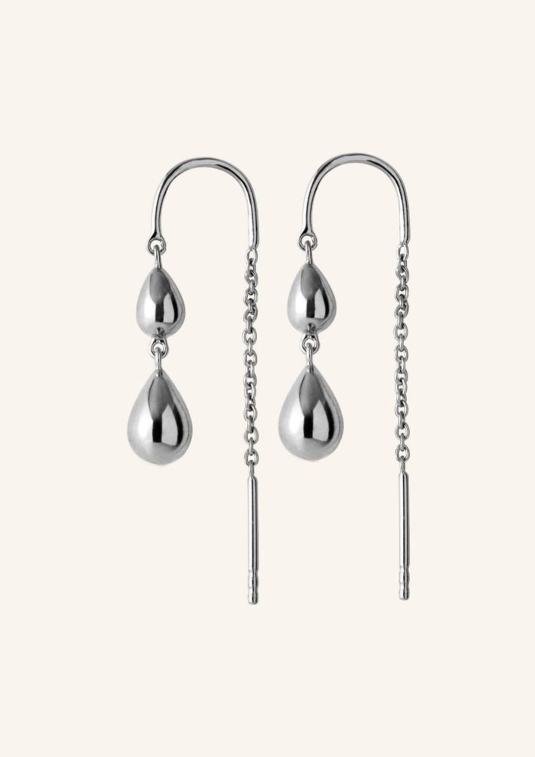 Pernille Corydon - Rain Earrings - Silver