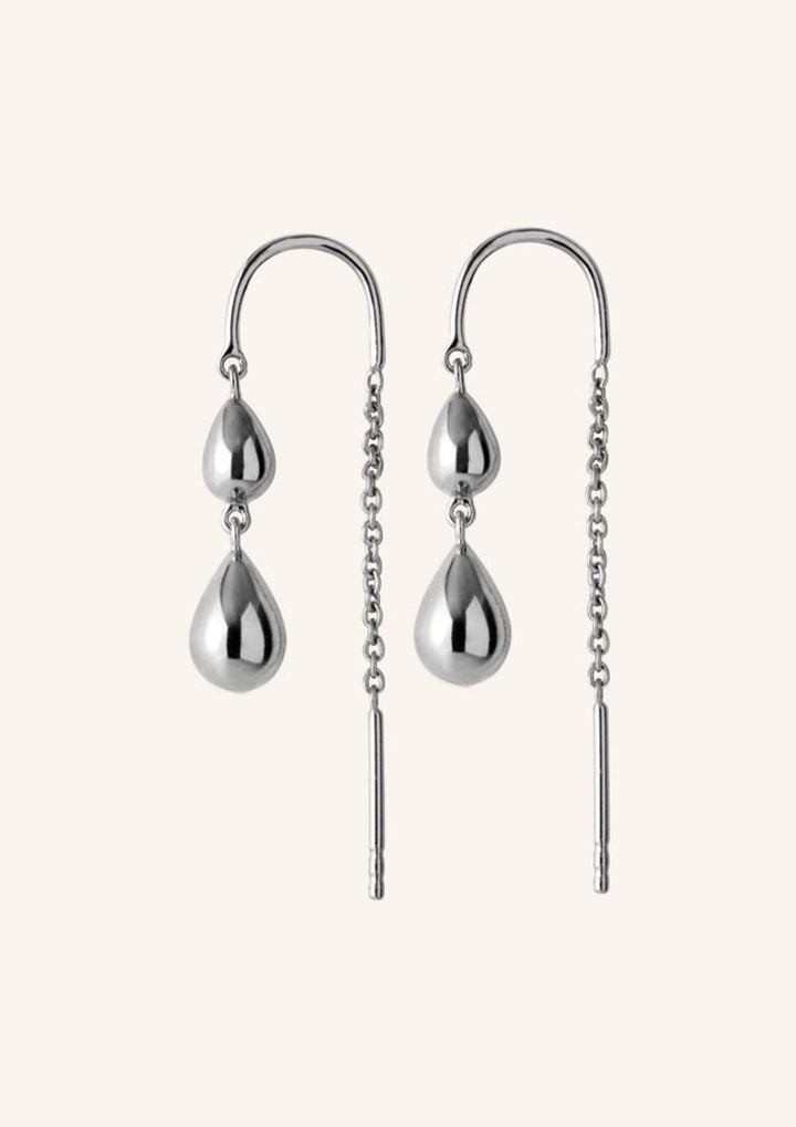 Pernille Corydon - Rain Earrings - Silver
