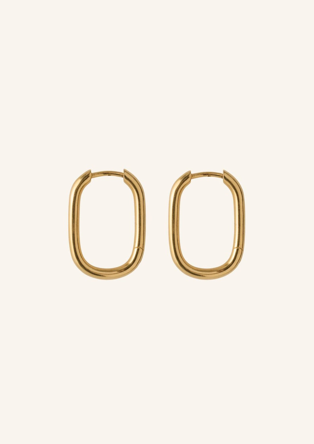 Pernille Corydon - Soft Edge Huggies - Guld - size 20 mm