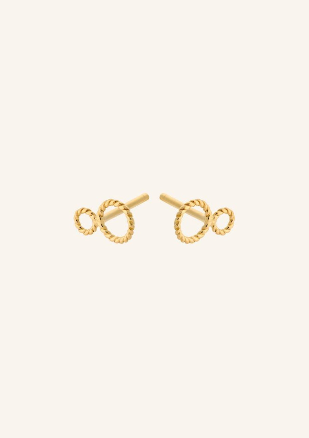 Pernille Corydon - Twisted Earstick - Guld - 8 mm