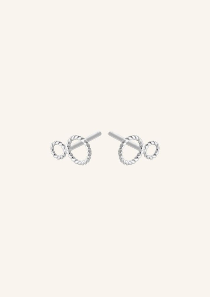 Pernille Corydon - Twisted Earstick - Sølv - 8 mm
