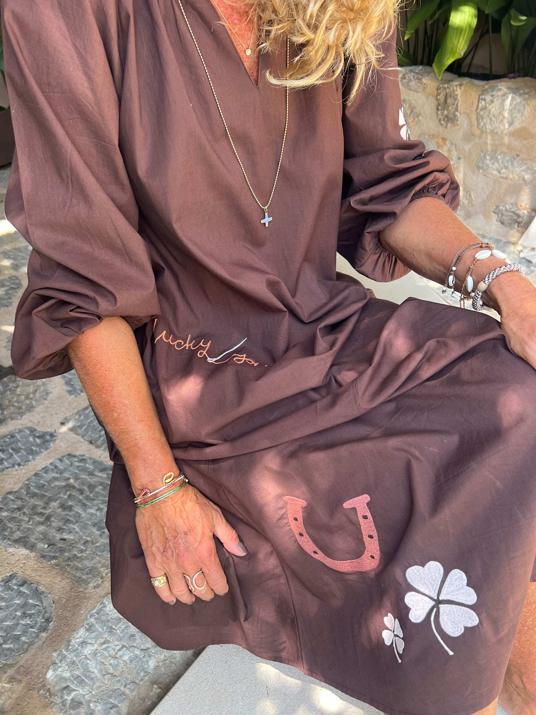 Wow - The Good Luck Dress - Chocolate Brown