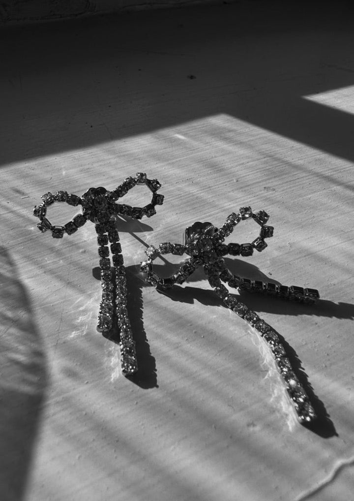 Pico - Acro Crystal Øreringe - Clear/FG - Large