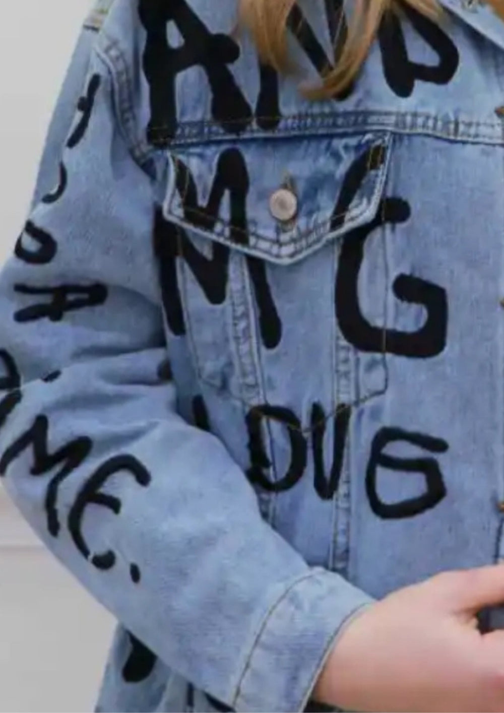 Qnuz - Sabrina Denim Jakke - W. Embrodery