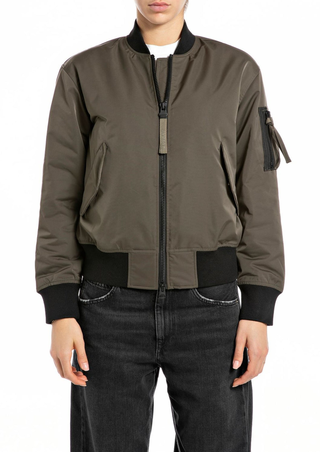 Replay - Jakke - Mud Green