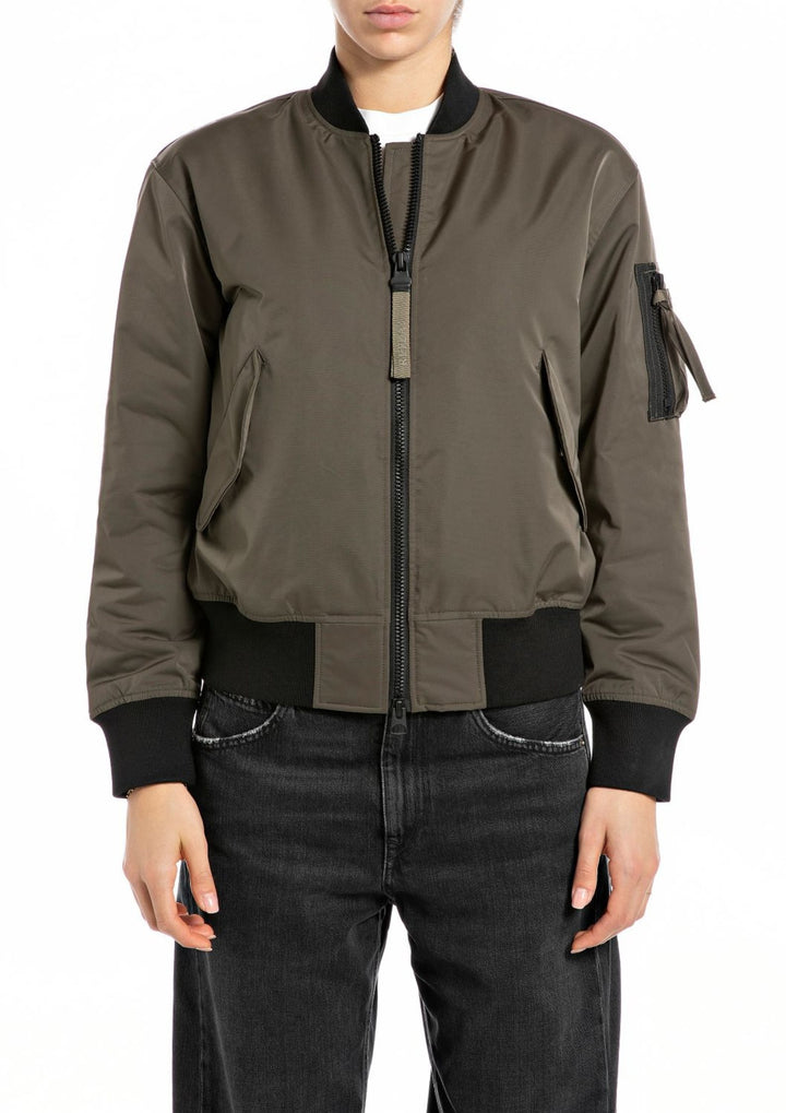 Replay - Jakke - Mud Green