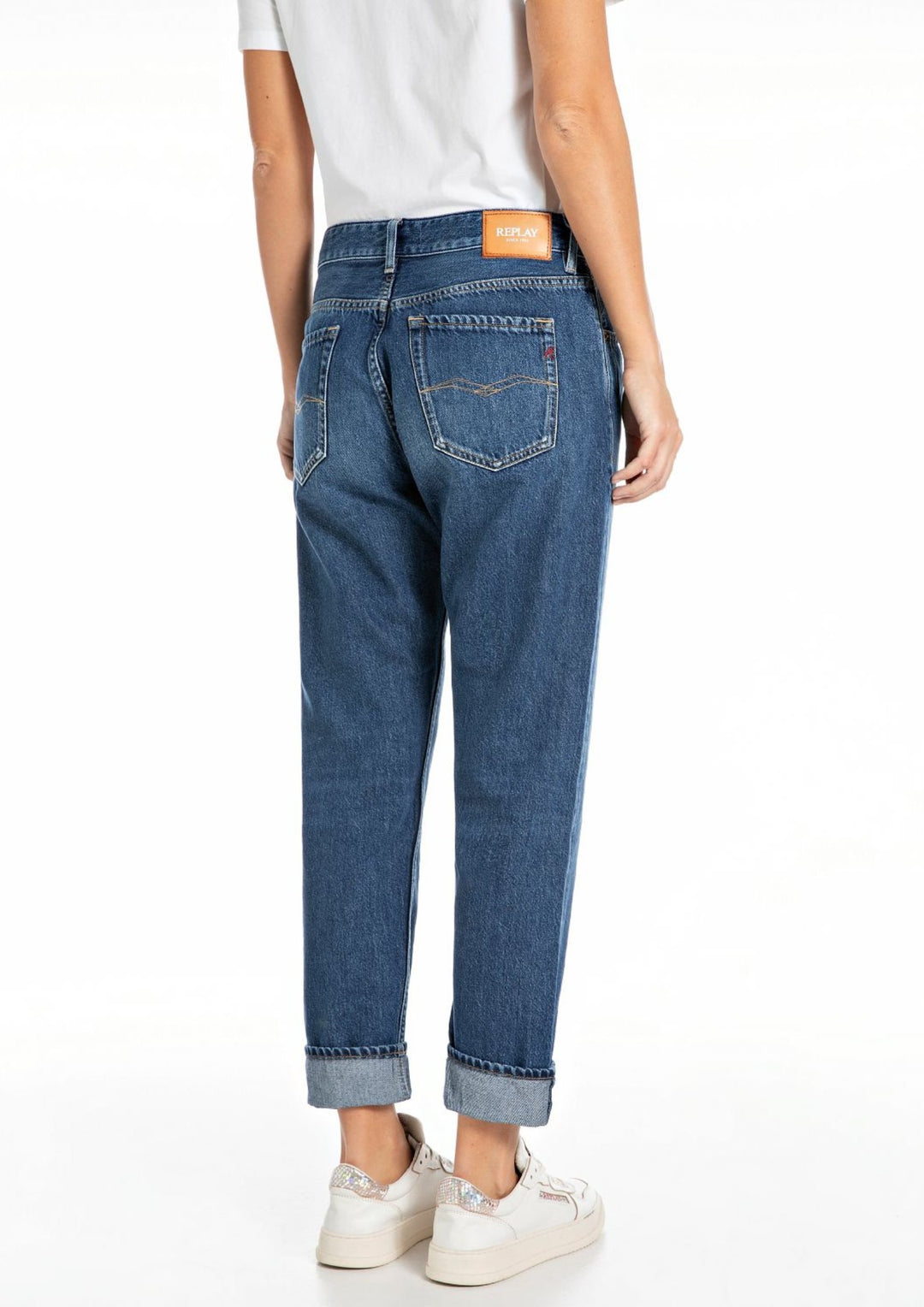 Replay - Marty Jeans - Slim Boyfit - Medium Blue