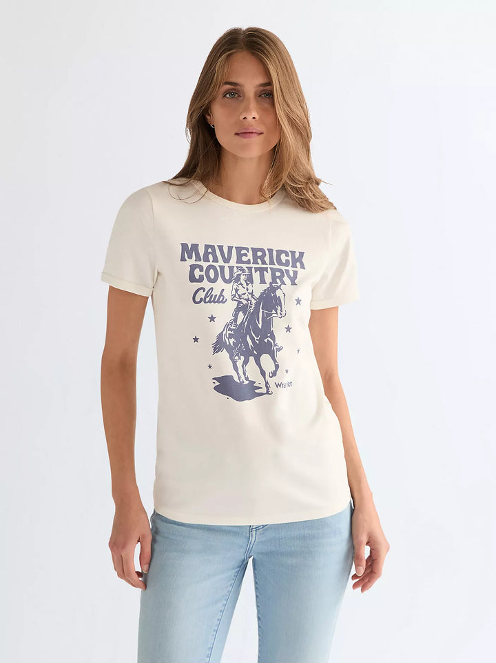 Wangler - Ringer t-shirts - Worn White