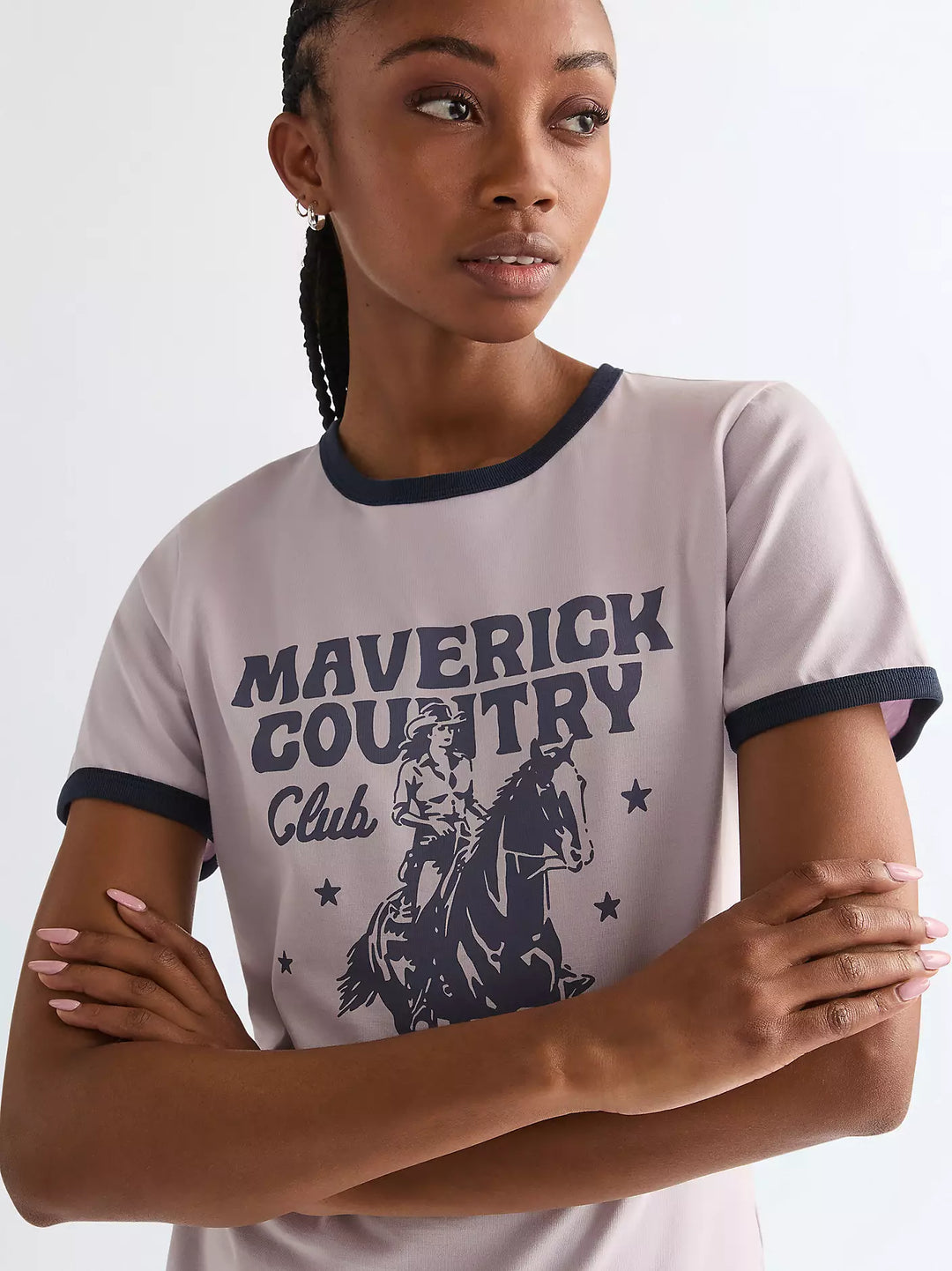 Wrangler - Ringer T-Shirt - Evening Haze