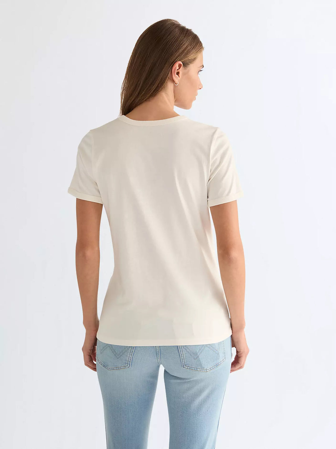 Wangler - Ringer t-shirts - Worn White