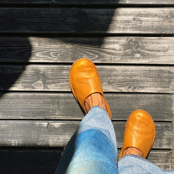 Vibae - Roma Leather - Sunflower Yellow