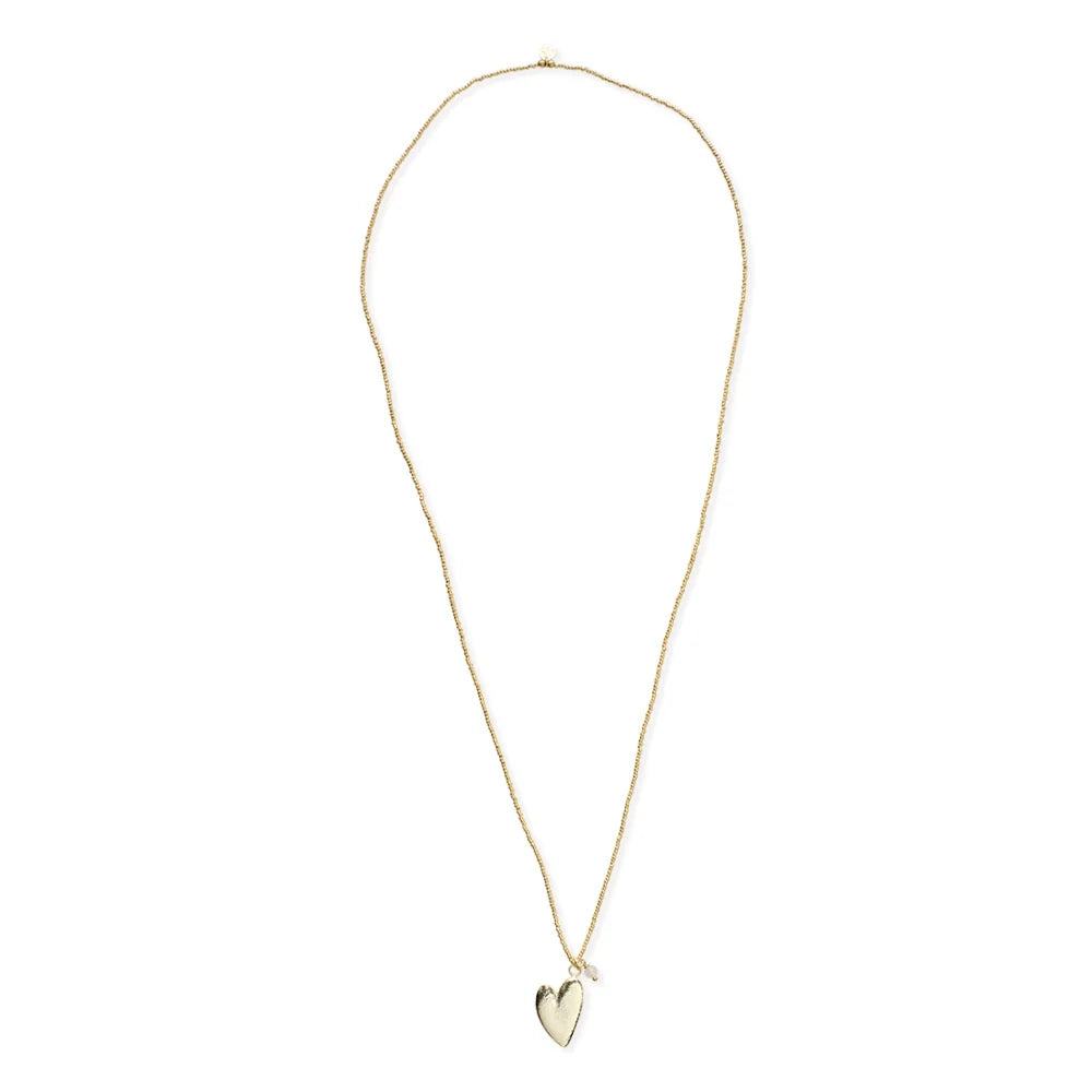 A Beautiful Story - Paradise Rose Quartz Necklace - ONESIZE