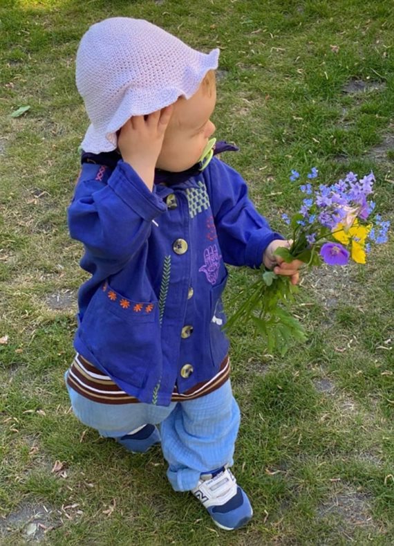 Sissel Edelbo - My MINI Jakke - Ultramarine Blue