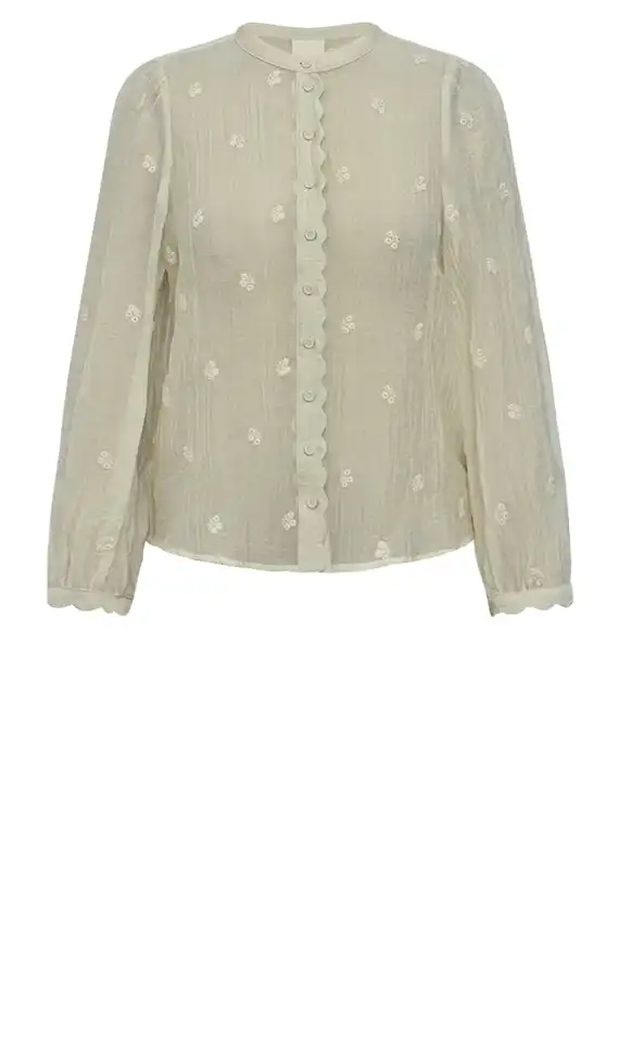 Gossia - Safie Skjorte - Creme