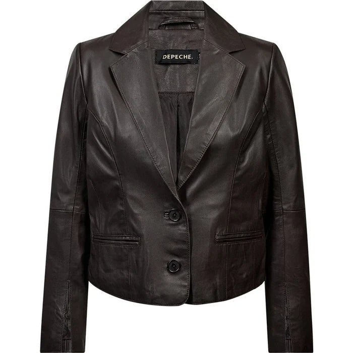 Depeche - Savanna Skindblazer - Chocolate