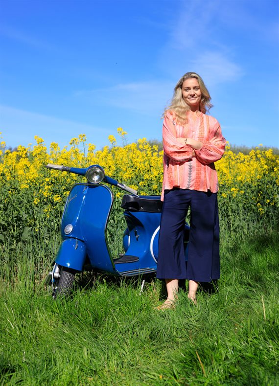 Black Colour - Davina Culotte Bukser - Navy