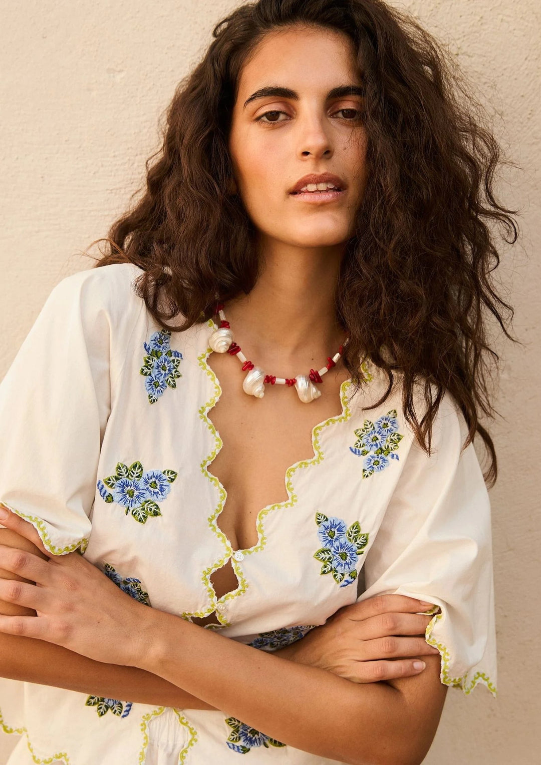 Sissel Edelbo - Blueflower Top - Onesize