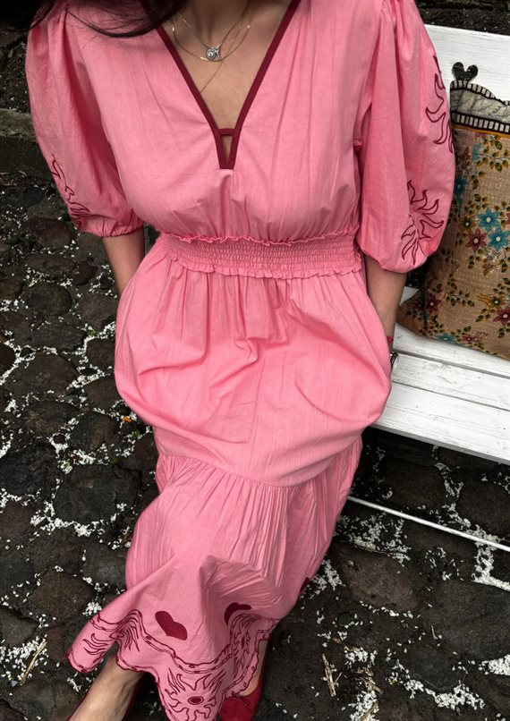 Sissel Edelbo - Geenie Kjole - Greanium Pink - Onesize