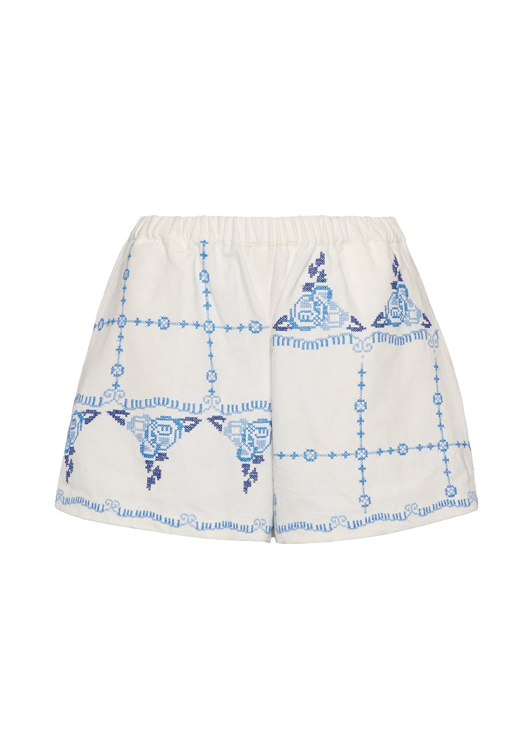 Sissel Edelbo - Myra Shorts - Ecru Blue