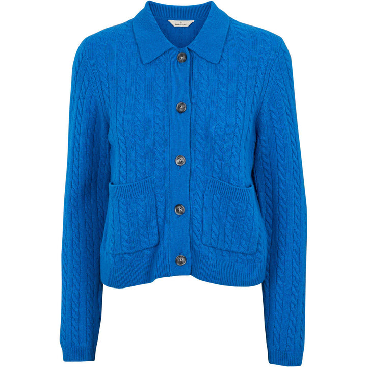 Basic Apparel - Selem Cable Cardigan - Directoire Blue