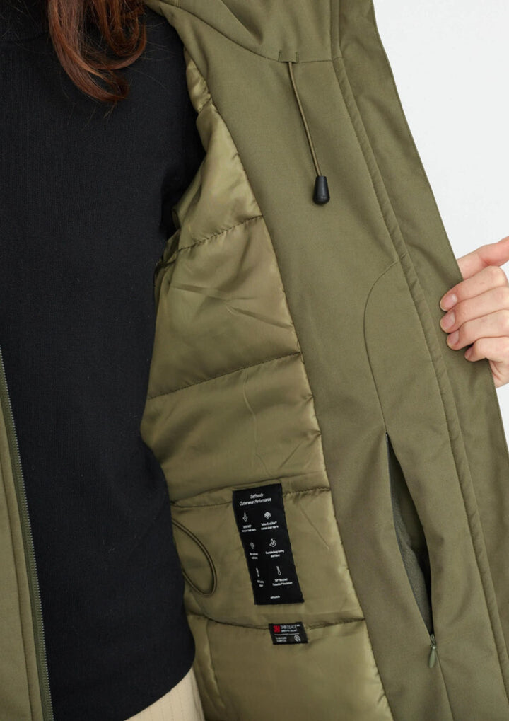 Selfhood - Hooded Coat - Army