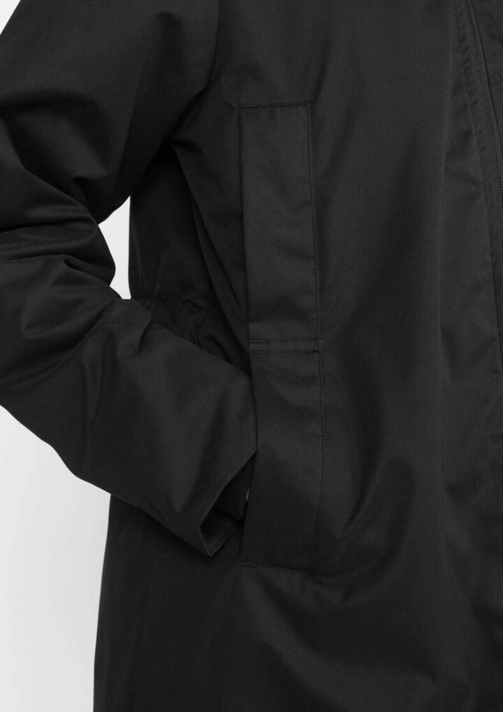 Selfhood - Hooded Coat - Black