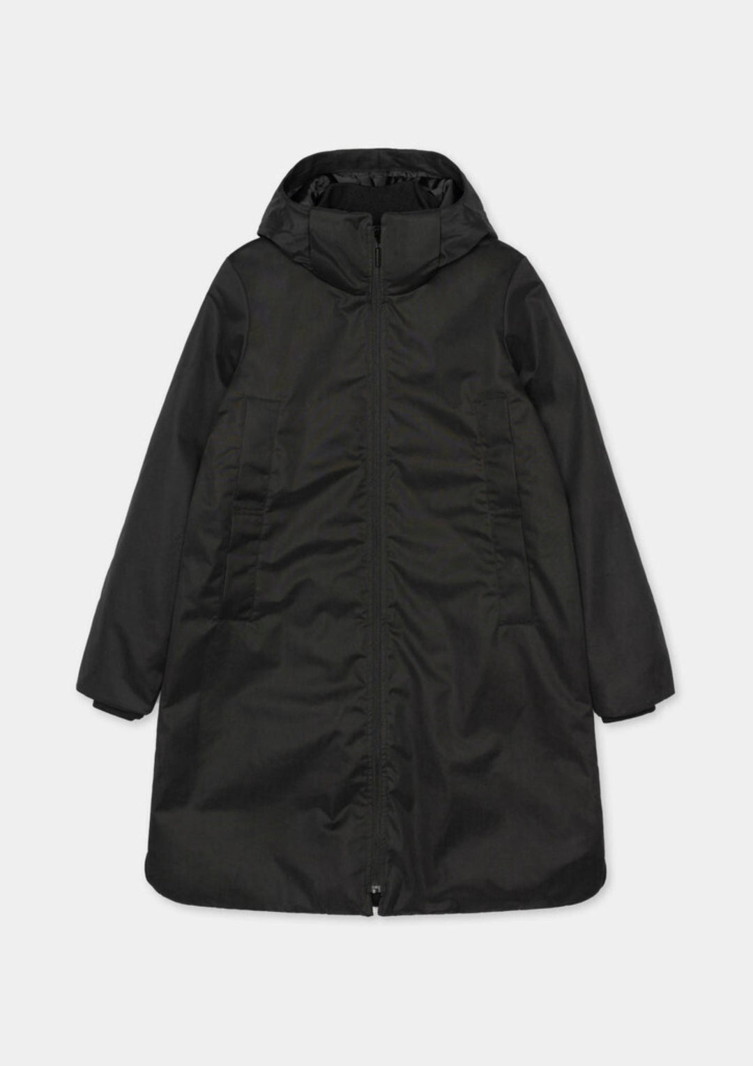Selfhood - Hooded Coat - Black