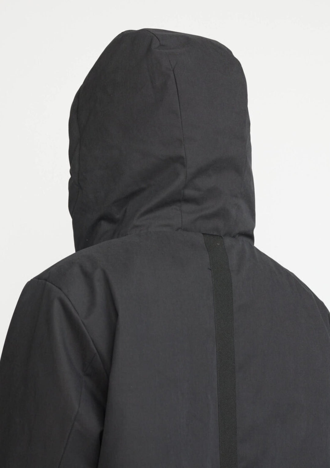 Selfhood - Hooded Coat - Black
