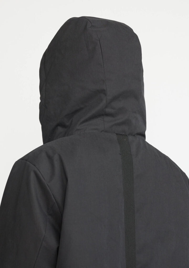 Selfhood - Hooded Coat - Black