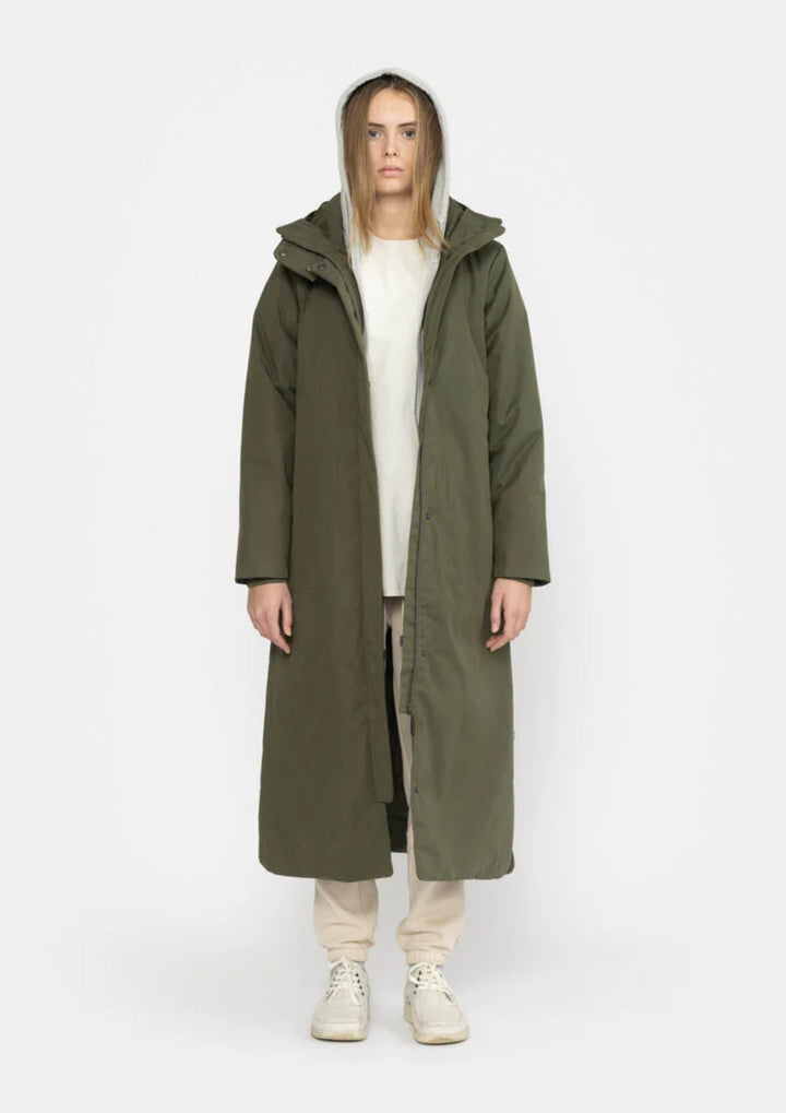 Selfhood - Long Parka Coat - Army