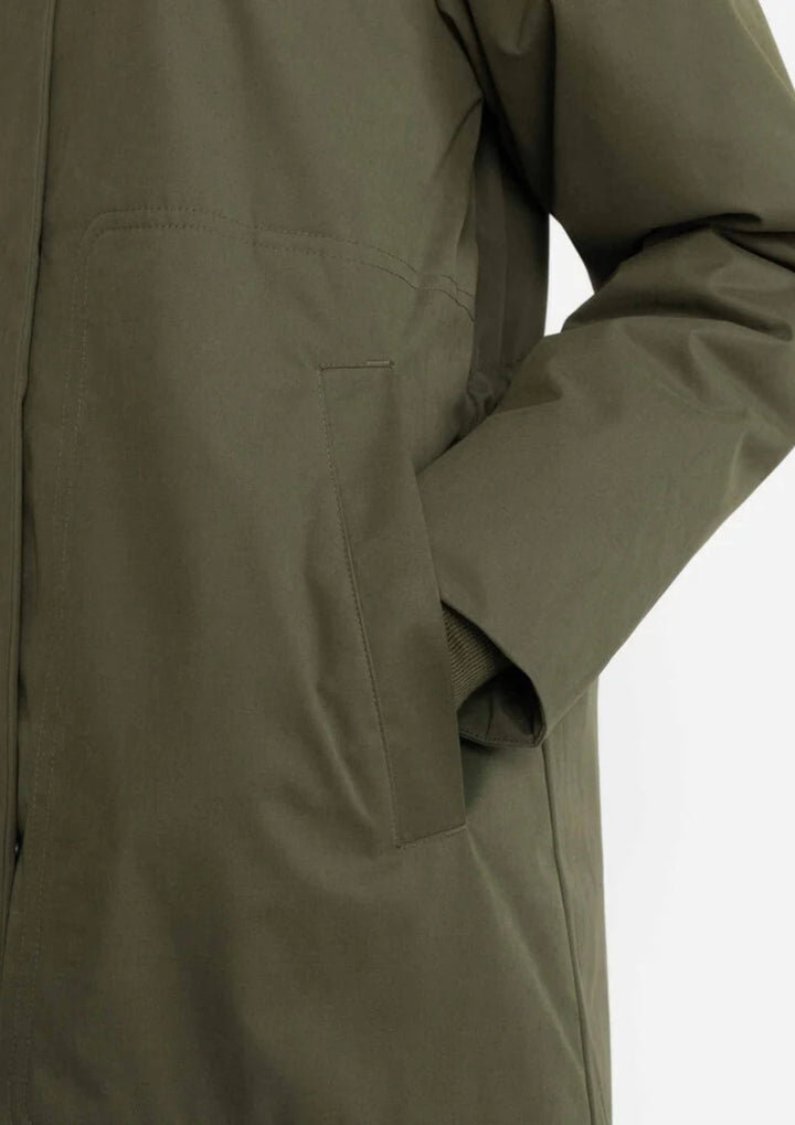 Selfhood - Long Parka Coat - Army