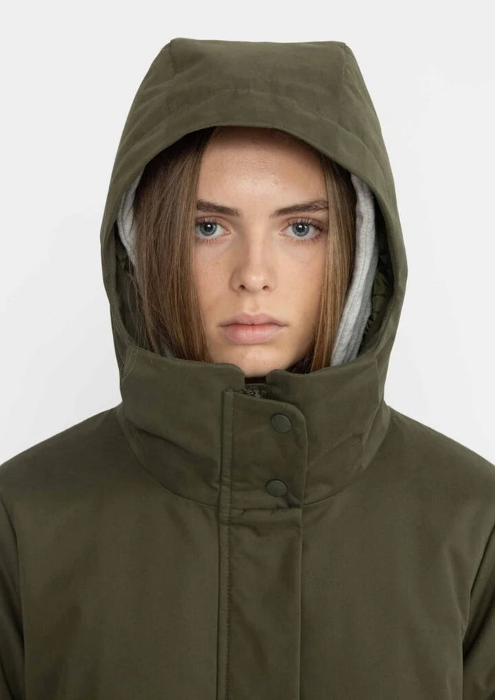 Selfhood - Long Parka Coat - Army