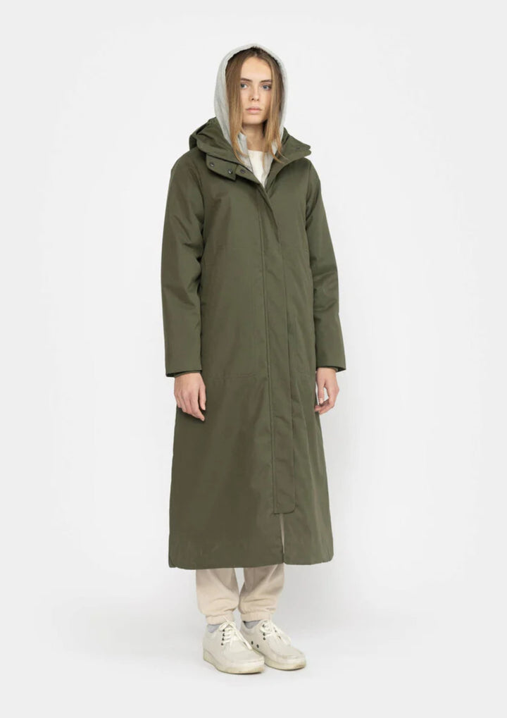 Selfhood - Long Parka Coat - Army