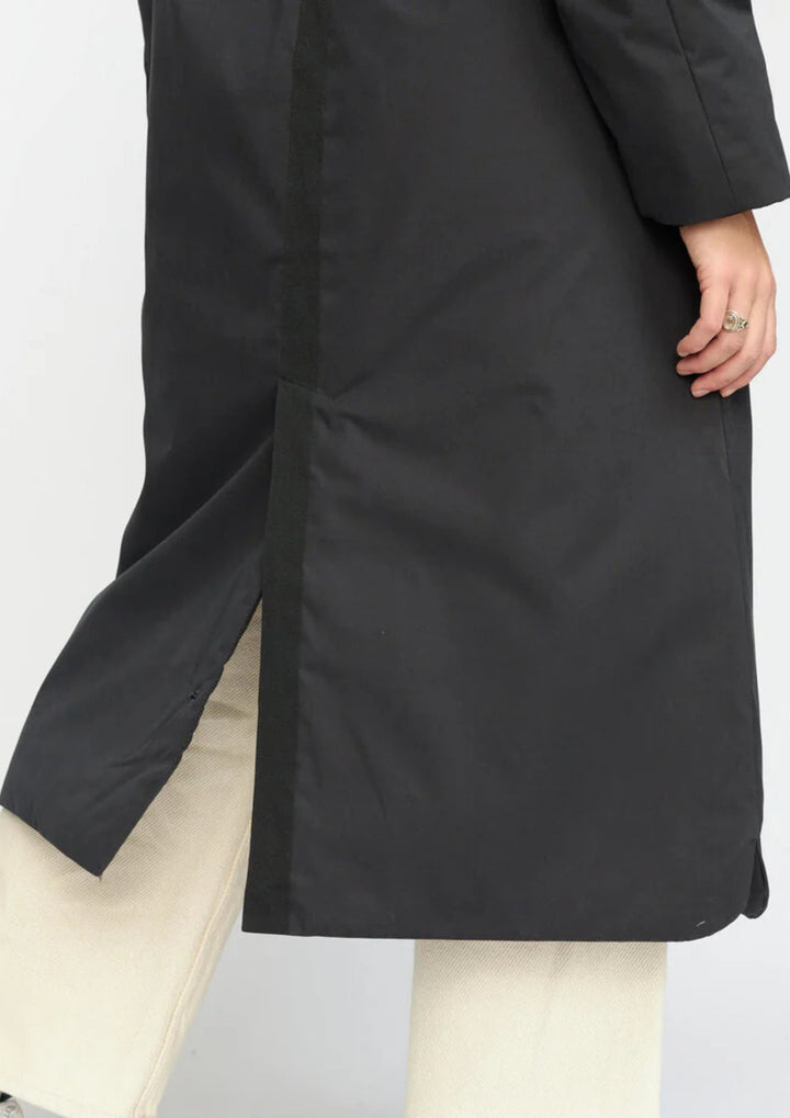 Selfhood - Long Parka Coat - Black