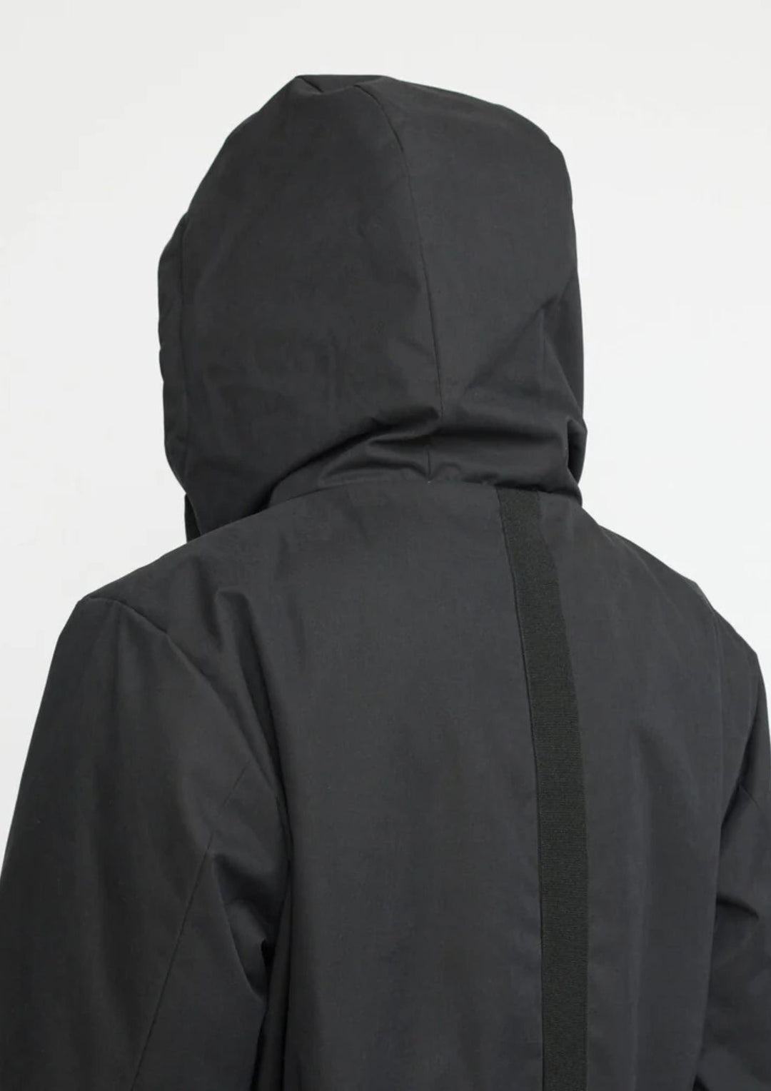 Selfhood - Long Parka Coat - Black