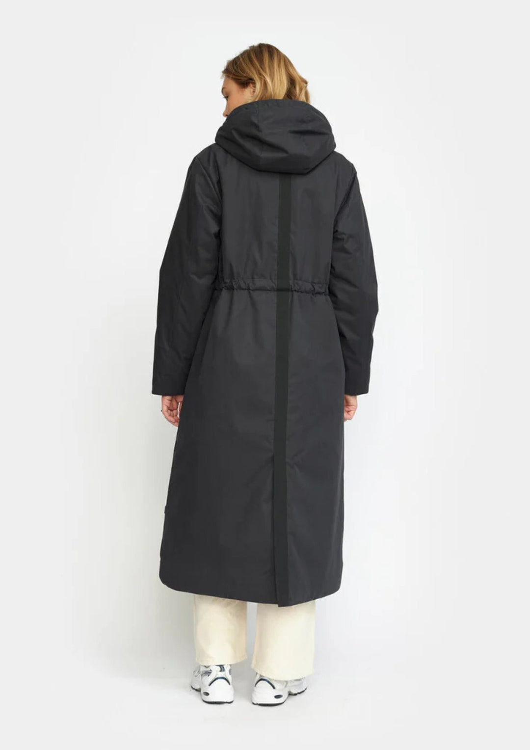 Selfhood - Long Parka Coat - Black