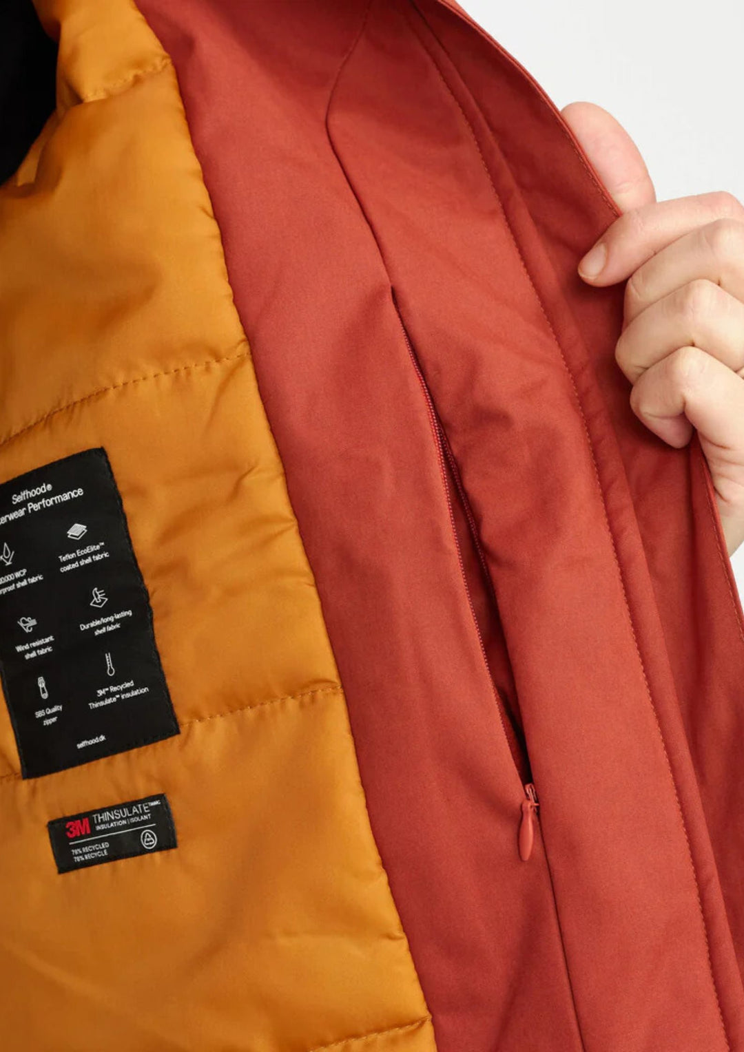 Selfhood - Puff-Sleeve Jacket - Rust