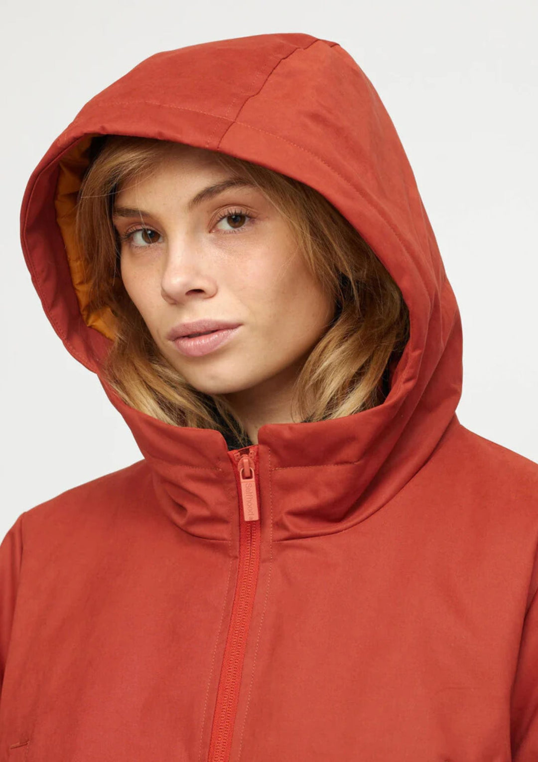 Selfhood - Puff-Sleeve Jacket - Rust