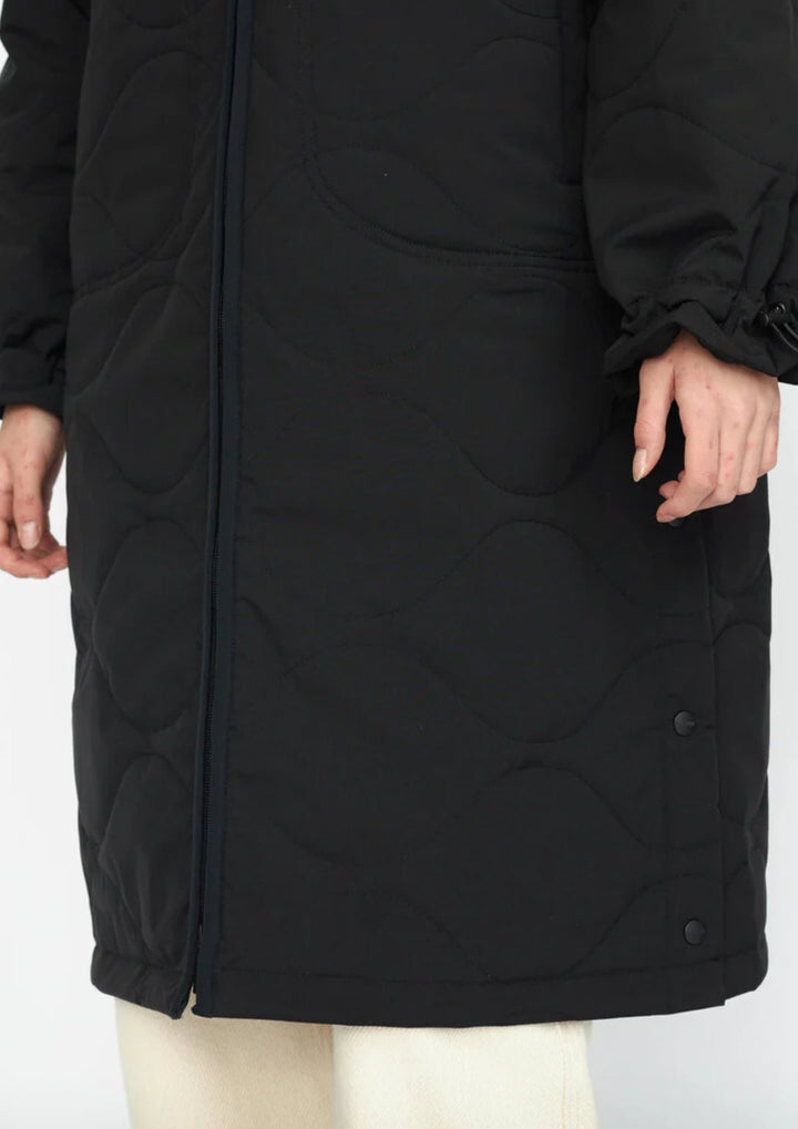Selfhood - Quilted Coat - Black
