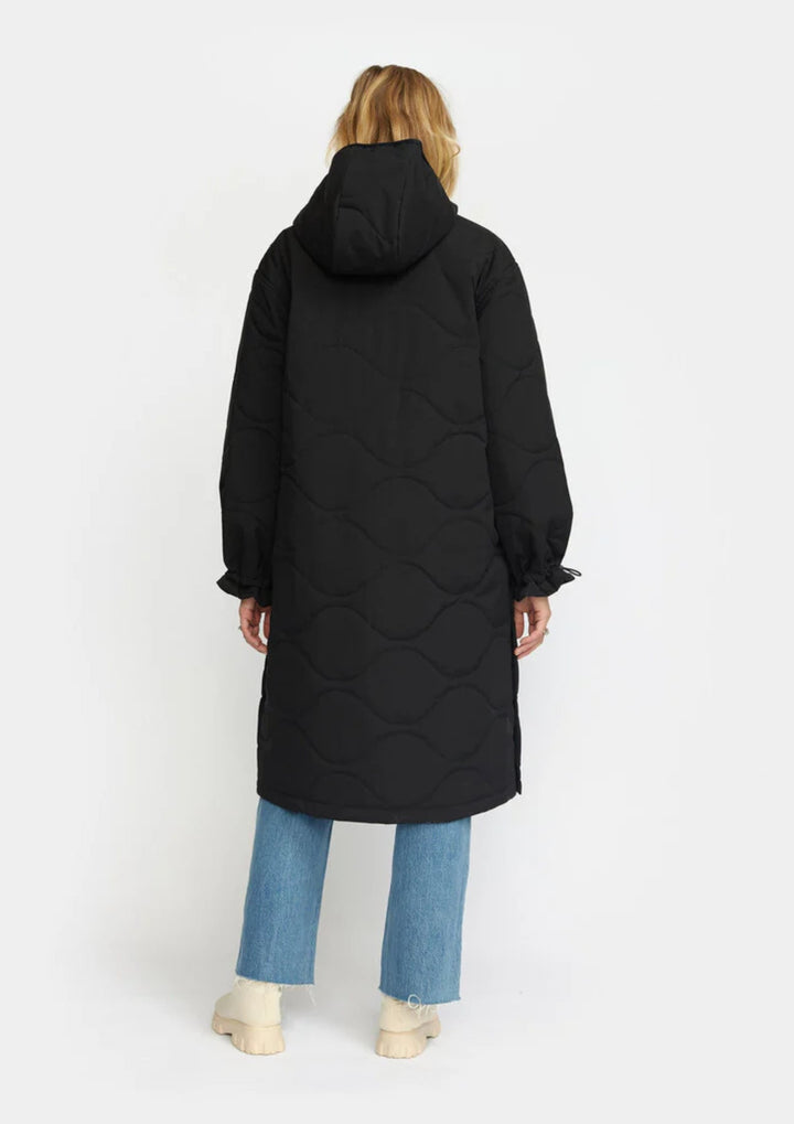Selfhood - Quilted Coat - Black
